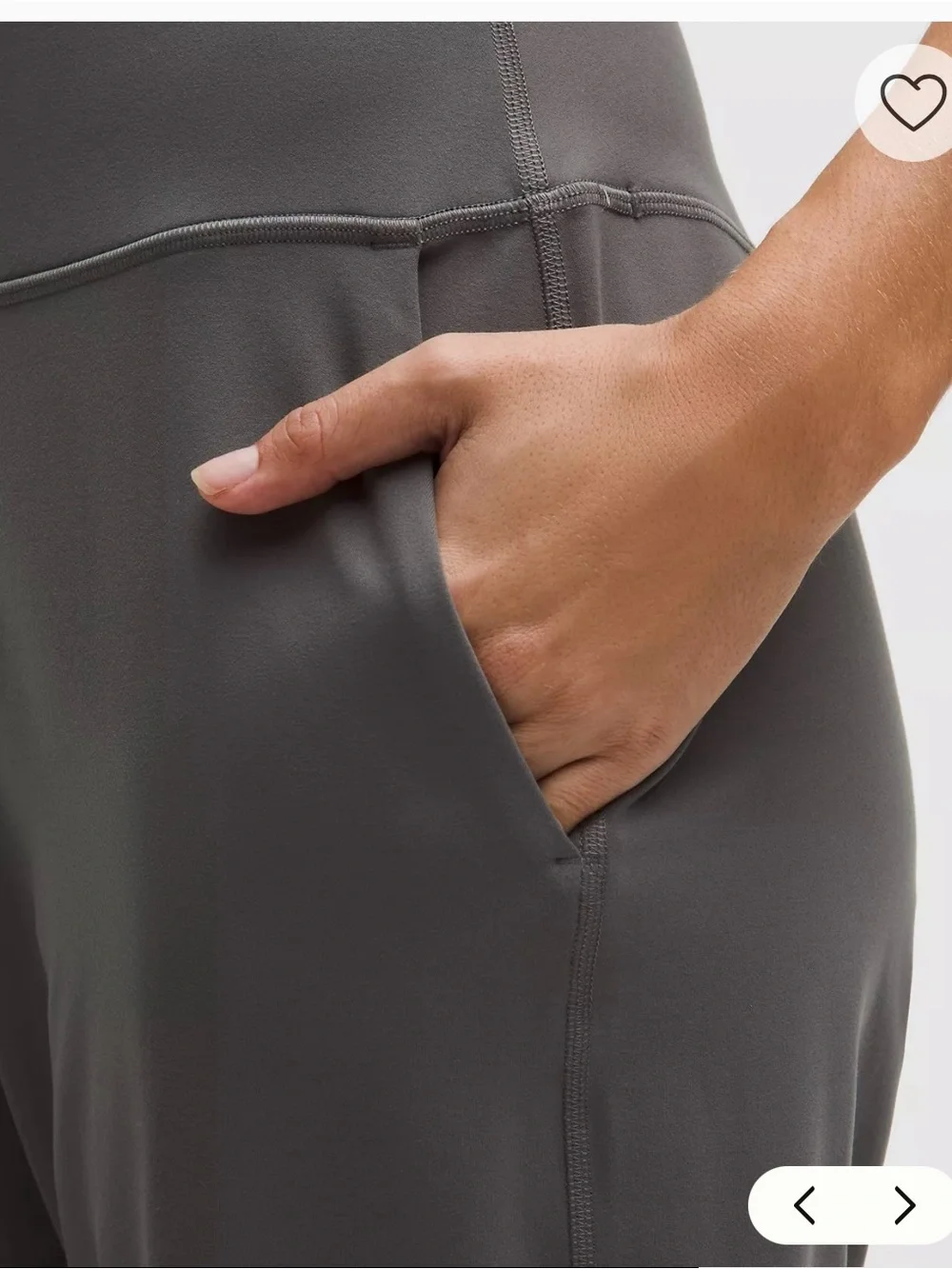 lululemon athletica grey  High-Rise Performance jogger